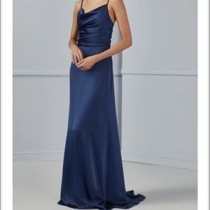 Like NEW Amsale Cody Dress in French Blue